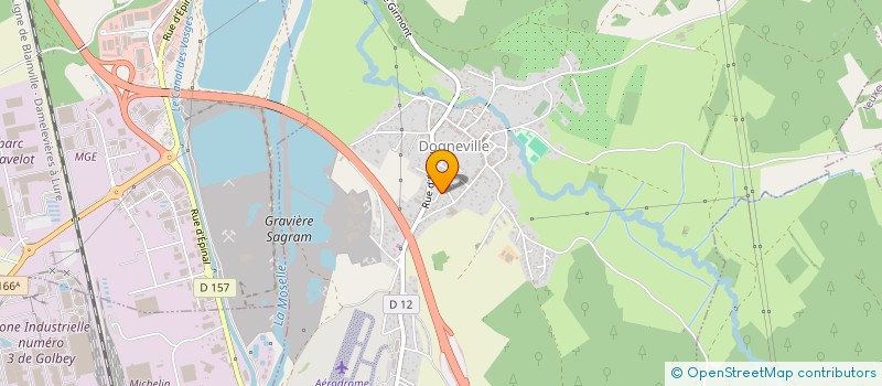 localisation de l'entreprise SCI AJMP  DOGNEVILLE