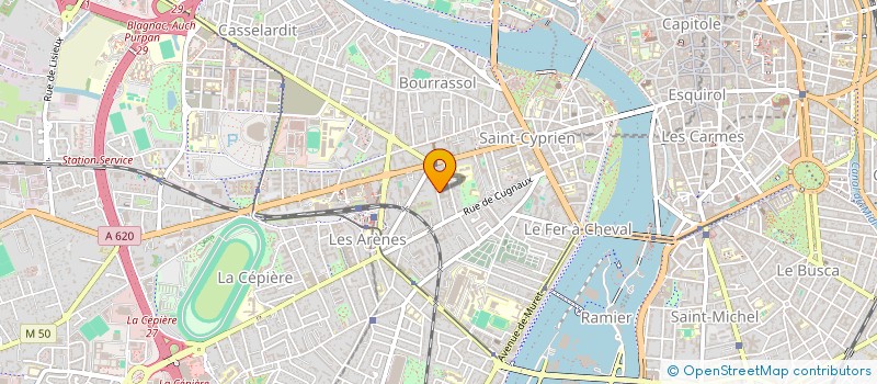 localisation de l'entreprise SCI AJMV à TOULOUSE