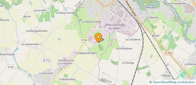 localisation de l'entreprise SCI AJONCO  CLISSON