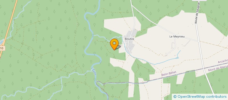 localisation de l'entreprise SCI AJOT-SULLETIS  BELIN-BELIET