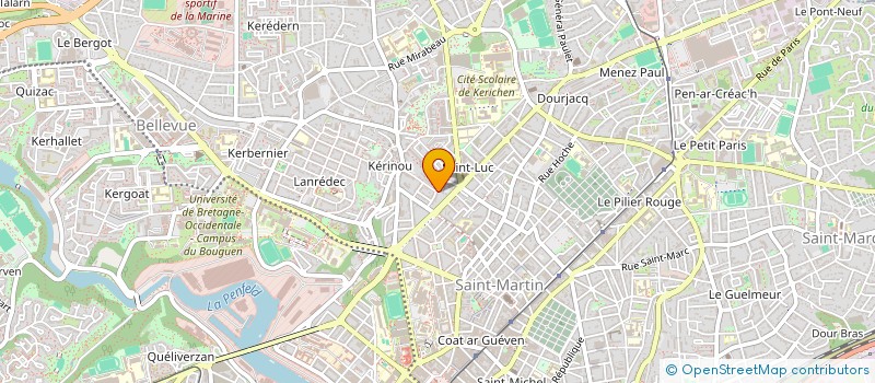 localisation de l'entreprise SCI AJOUPA  BREST