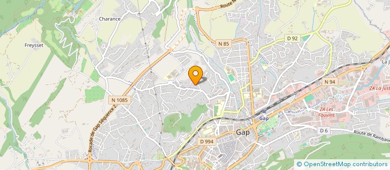 localisation de l'entreprise SCI AJP  GAP