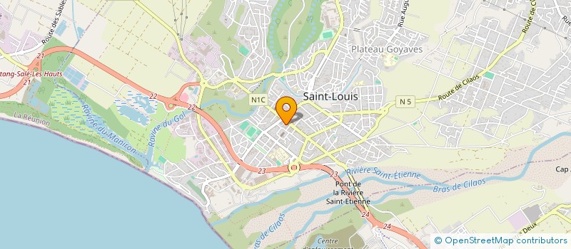 localisation de l'entreprise SCI AJP  SAINT-LOUIS