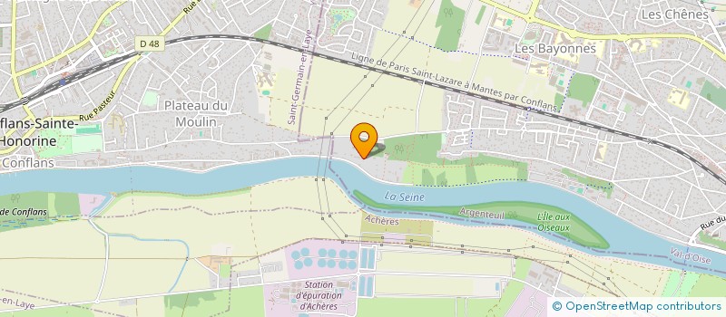 localisation de l'entreprise SCI AJP MERLIN  HERBLAY-SUR-SEINE