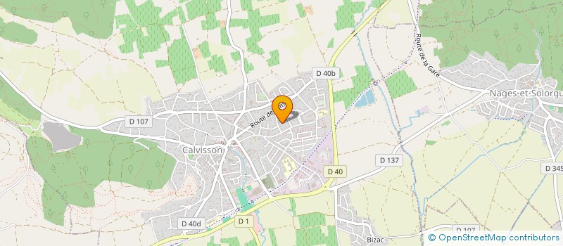 localisation de l'entreprise SCI AJSEJ  CALVISSON