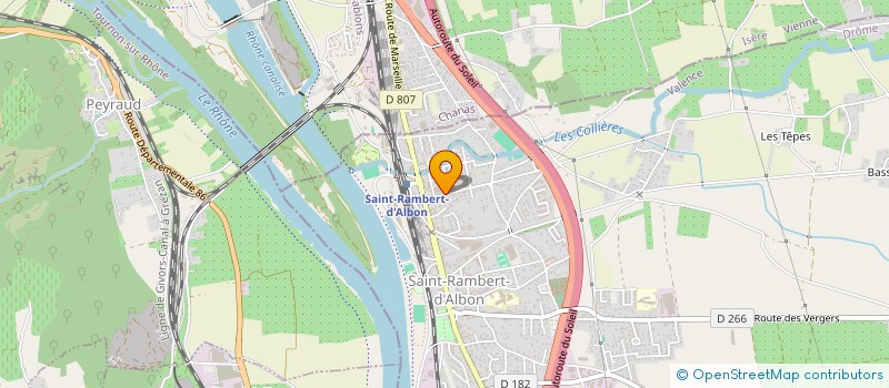 localisation de l'entreprise SCI AJSJM  SAINT-RAMBERT-D'ALBON