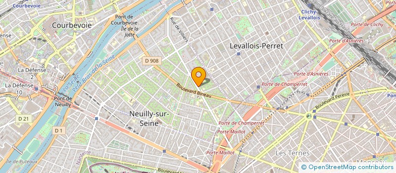 localisation de l'entreprise SCI AJT à NEUILLY-SUR-SEINE