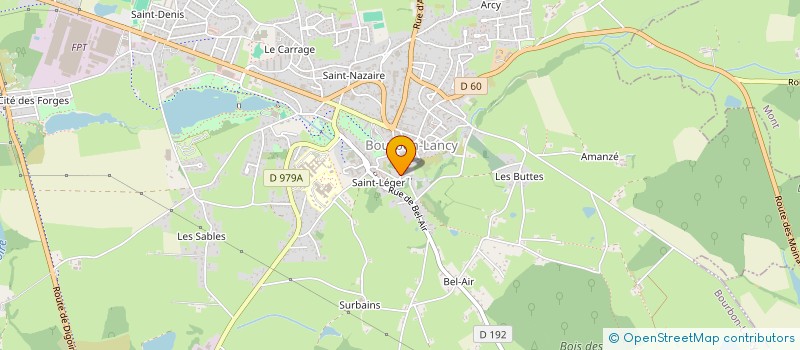 localisation de l'entreprise SCI AJT IMMOBILIER à BOURBON-LANCY