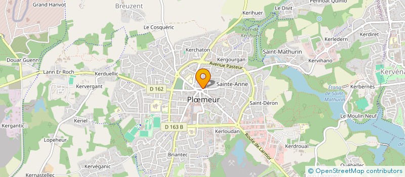 localisation de l'entreprise SCI AJUCLEM à PLOEMEUR
