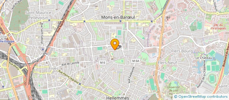 localisation de l'entreprise SCI AJVL  MONS-EN-BARUL