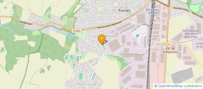 localisation de l'entreprise SCI AJYL  MARLY-LA-VILLE