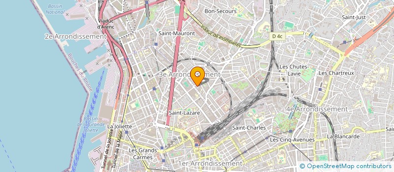 localisation de l'entreprise SCI AJYR à MARSEILLE