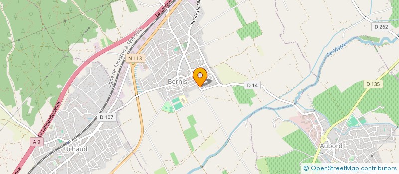 localisation de l'entreprise SCI AK  BERNIS