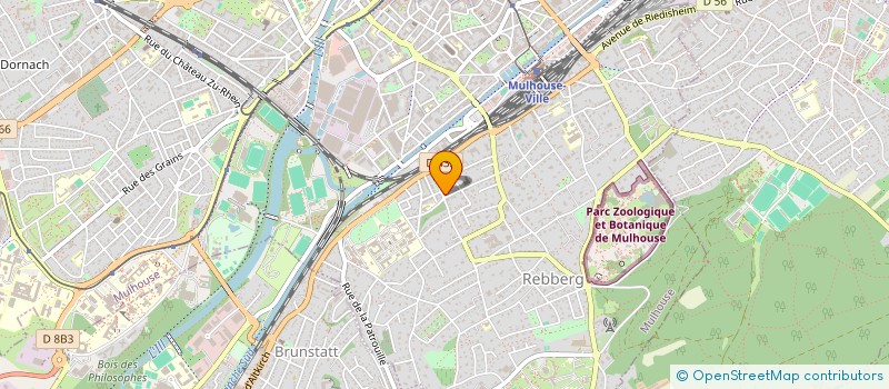 localisation de l'entreprise SCI AK  MULHOUSE