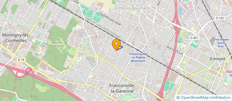 localisation de l'entreprise SCI AK  FRANCONVILLE