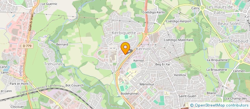 localisation de l'entreprise SCI AK à VANNES