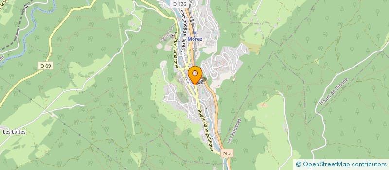 localisation de l'entreprise SCI AK-DN  HAUTS DE BIENNE