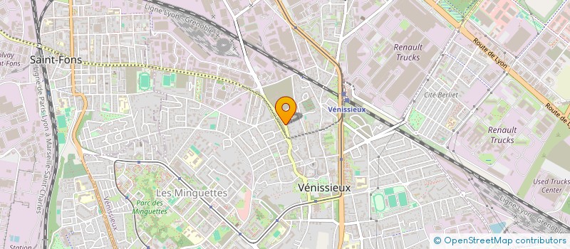 localisation de l'entreprise SCI AK IMMO  VENISSIEUX