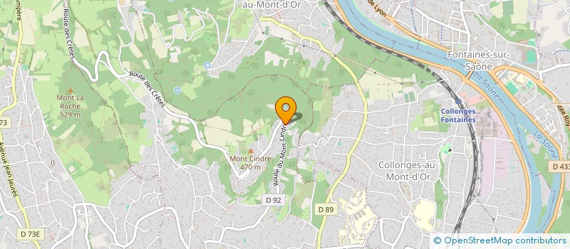 localisation de l'entreprise SCI AK IMMOBILER  SAINT-CYR-AU-MONT-D'OR