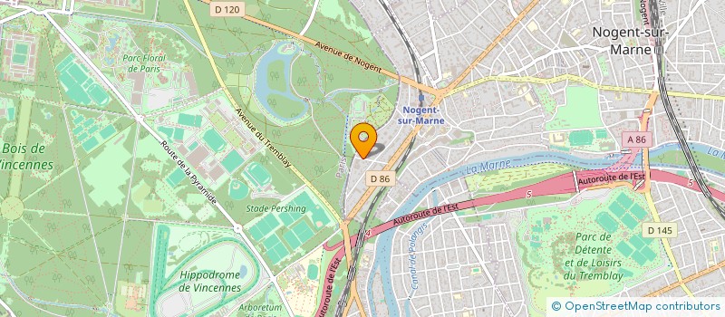 localisation de l'entreprise SCI AK MONTREUIL à NOGENT-SUR-MARNE
