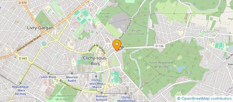 localisation de l'entreprise SCI AK YI à CLICHY-SOUS-BOIS