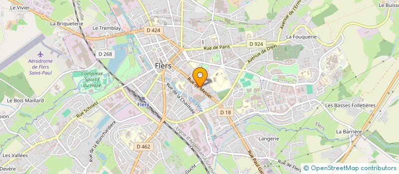 localisation de l'entreprise SCI AK61 à FLERS
