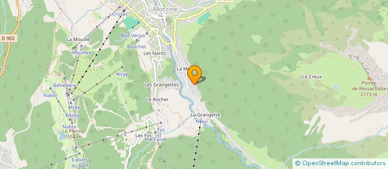 localisation de l'entreprise SCI AK611 à MORZINE