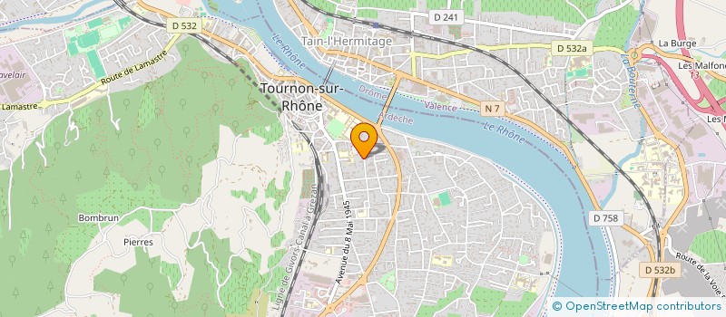 localisation de l'entreprise SCI AKA 2 à TOURNON-SUR-RHONE