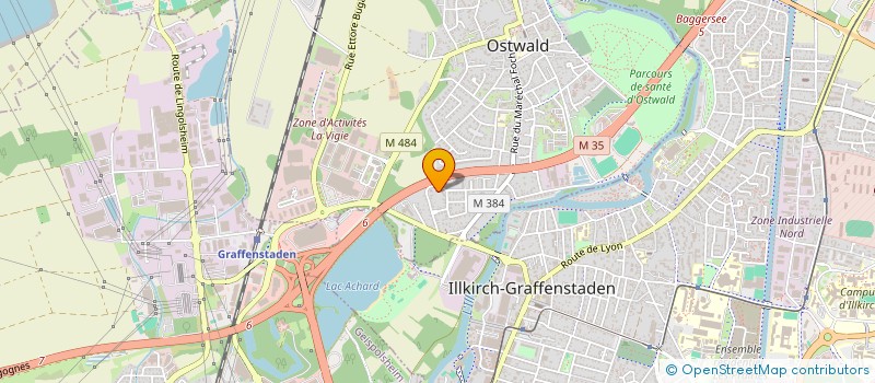 localisation de l'entreprise SCI AKA  OSTWALD