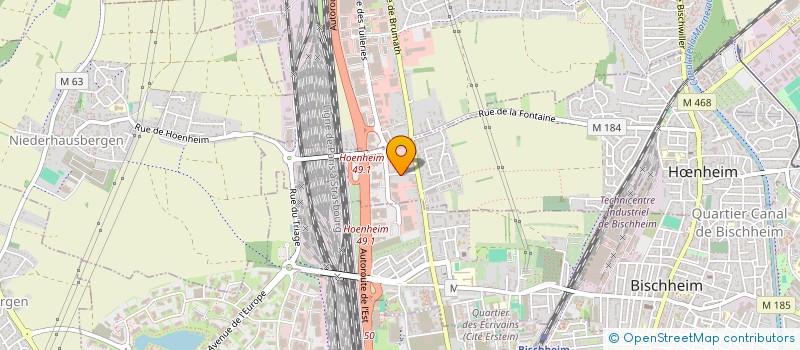 localisation de l'entreprise SCI AKA  HNHEIM