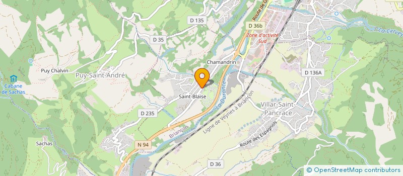 localisation de l'entreprise SCI AKA2 IMMO à BRIANCON