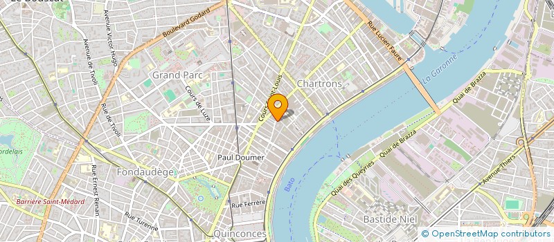 localisation de l'entreprise SCI AKADOC  BORDEAUX