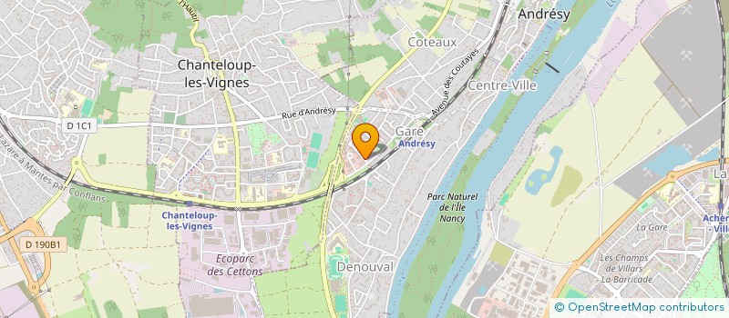 localisation de l'entreprise SCI AKAL  ANDRESY