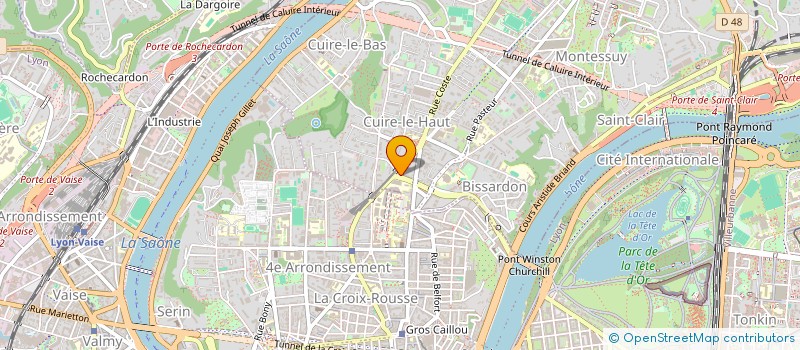 localisation de l'entreprise SCI AKARALE  CALUIRE-ET-CUIRE