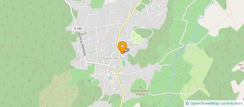 localisation de l'entreprise SCI AKARI  NANS-LES-PINS