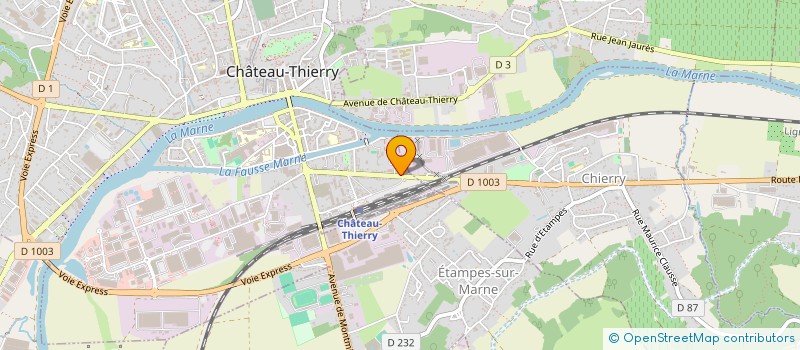 localisation de l'entreprise SCI AKATA à CHATEAU-THIERRY