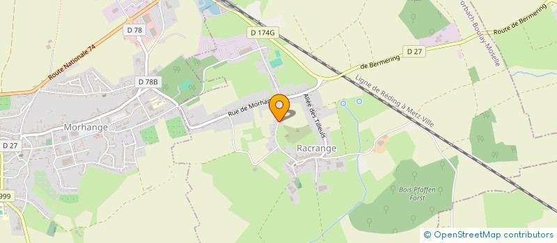 localisation de l'entreprise SCI AKATAY  RACRANGE