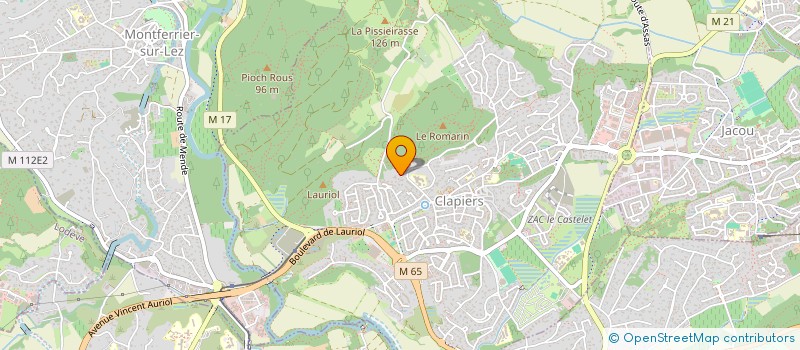 localisation de l'entreprise SCI AKATIAN  CLAPIERS