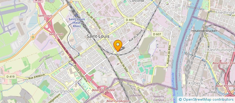 localisation de l'entreprise SCI AKAV  SAINT-LOUIS