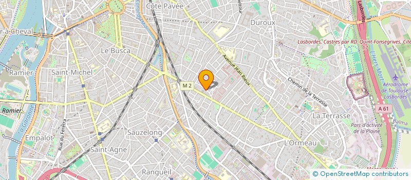 localisation de l'entreprise SCI AKAZE à TOULOUSE