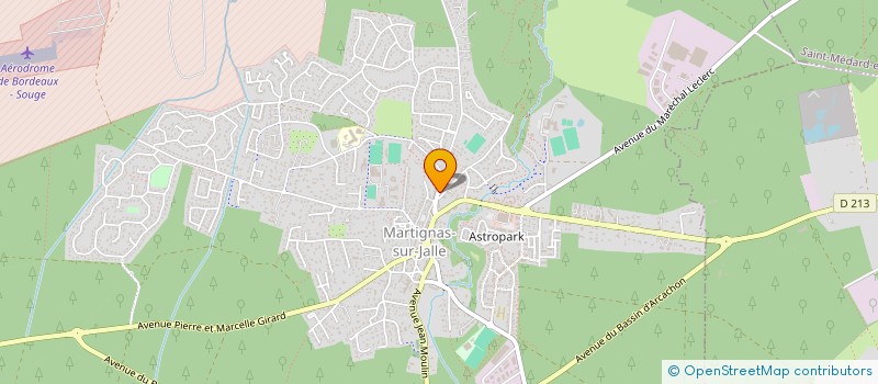 localisation de l'entreprise SCI AKBARALY  MARTIGNAS-SUR-JALLE