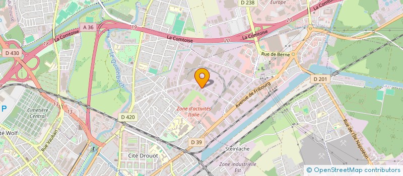 localisation de l'entreprise SCI AKBEN  ILLZACH