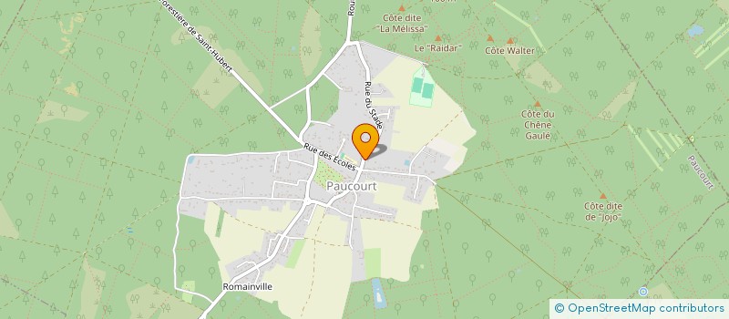 localisation de l'entreprise SCI AKCE HORIZON à PAUCOURT