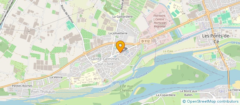 localisation de l'entreprise SCI AKDB  SAINTE-GEMMES-SUR-LOIRE