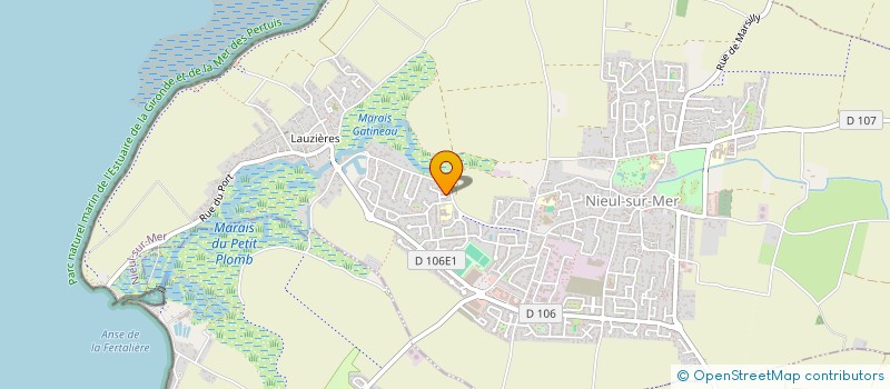 localisation de l'entreprise SCI AKDI  NIEUL-SUR-MER