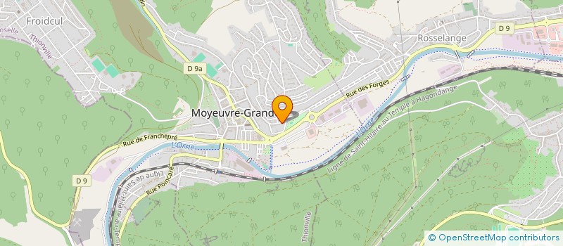 localisation de l'entreprise SCI AKEB  MOYEUVRE-GRANDE