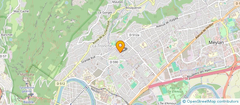 localisation de l'entreprise SCI AKECHKENE à CORENC