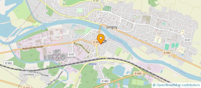 localisation de l'entreprise SCI AKELA à JOIGNY