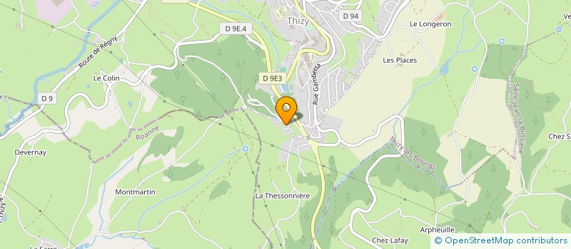 localisation de l'entreprise SCI AKEM  THIZY-LES-BOURGS