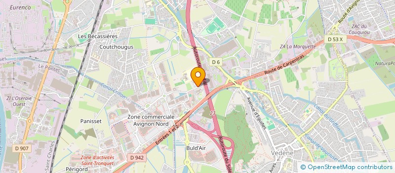 localisation de l'entreprise SCI AKEN-IMMO  SORGUES